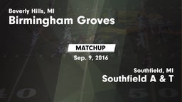 Matchup: Groves vs. Southfield A & T 2016