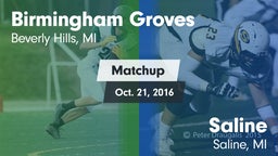 Matchup: Groves vs. Saline  2016