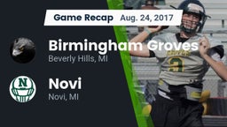 Recap: Birmingham Groves  vs. Novi  2017