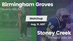 Matchup: Groves vs. Stoney Creek  2017