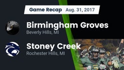 Recap: Birmingham Groves  vs. Stoney Creek  2017