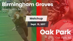 Matchup: Groves vs. Oak Park  2017