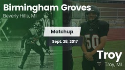 Matchup: Groves vs. Troy  2017