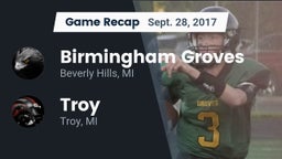Recap: Birmingham Groves  vs. Troy  2017