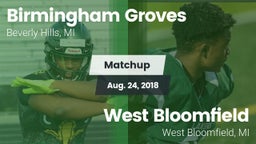 Matchup: Groves vs. West Bloomfield  2018