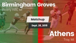 Matchup: Groves vs. Athens  2018