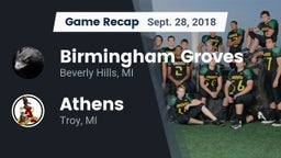 Recap: Birmingham Groves  vs. Athens  2018