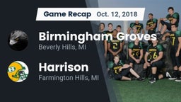 Recap: Birmingham Groves  vs. Harrison  2018