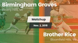 Matchup: Groves vs. Brother Rice  2018