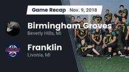 Recap: Birmingham Groves  vs. Franklin  2018