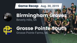 Recap: Birmingham Groves  vs. Grosse Pointe South  2019