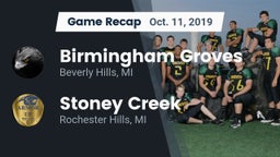 Recap: Birmingham Groves  vs. Stoney Creek  2019