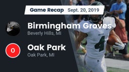 Recap: Birmingham Groves  vs. Oak Park  2019