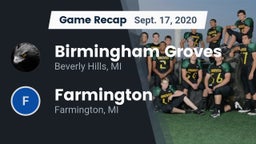 Recap: Birmingham Groves  vs. Farmington  2020