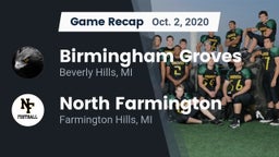 Recap: Birmingham Groves  vs. North Farmington  2020