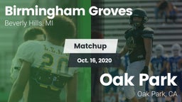 Matchup: Groves vs. Oak Park  2020
