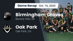Recap: Birmingham Groves  vs. Oak Park  2020