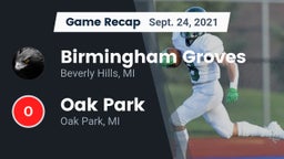 Recap: Birmingham Groves  vs. Oak Park  2021