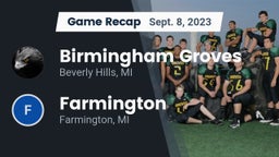 Recap: Birmingham Groves  vs. Farmington  2023
