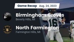 Recap: Birmingham Groves  vs. North Farmington  2023