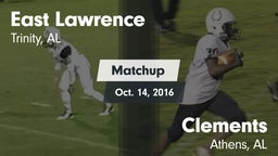 Matchup: East Lawrence vs. Clements  2016