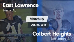 Matchup: East Lawrence vs. Colbert Heights  2016