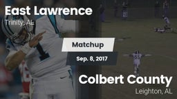 Matchup: East Lawrence vs. Colbert County  2017