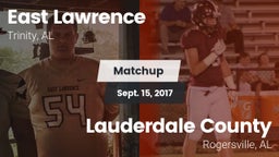 Matchup: East Lawrence vs. Lauderdale County  2017