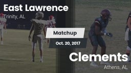 Matchup: East Lawrence vs. Clements  2017