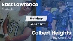 Matchup: East Lawrence vs. Colbert Heights  2017