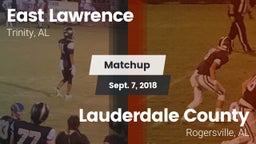 Matchup: East Lawrence vs. Lauderdale County  2018