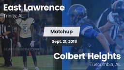 Matchup: East Lawrence vs. Colbert Heights  2018