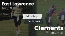 Matchup: East Lawrence vs. Clements  2018
