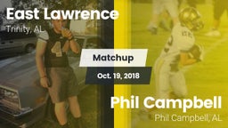 Matchup: East Lawrence vs. Phil Campbell  2018