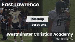 Matchup: East Lawrence vs. Westminster Christian Academy 2018