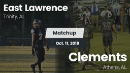 Matchup: East Lawrence vs. Clements  2019