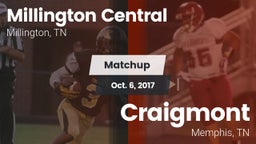 Matchup: Millington Central vs. Craigmont  2017