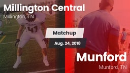 Matchup: Millington Central vs. Munford  2018