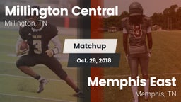 Matchup: Millington Central vs. Memphis East  2018