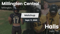 Matchup: Millington Central vs. Halls  2020