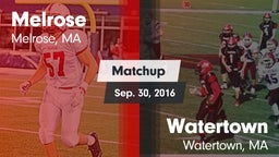 Matchup: Melrose vs. Watertown  2016
