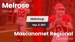 Matchup: Melrose vs. Masconomet Regional  2017