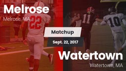 Matchup: Melrose vs. Watertown  2017