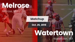 Matchup: Melrose vs. Watertown  2019