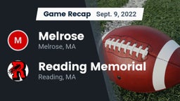 Recap: Melrose  vs. Reading Memorial  2022