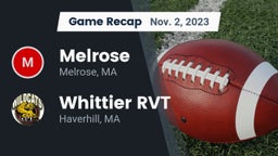 Recap: Melrose  vs. Whittier RVT  2023