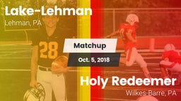 Matchup: Lake-Lehman vs. Holy Redeemer  2018