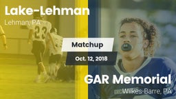 Matchup: Lake-Lehman vs. GAR Memorial  2018