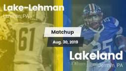 Matchup: Lake-Lehman vs. Lakeland  2019