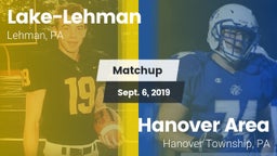 Matchup: Lake-Lehman vs. Hanover Area  2019